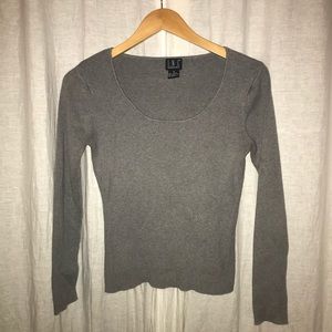 I•N•C Grey Sweater 100% cotton